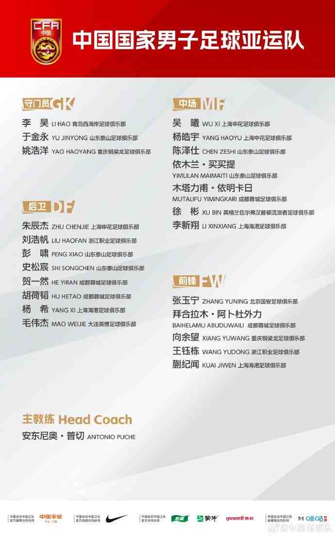 9月14日中国国家男子足球亚运队从大连启程,飞赴日本参加亚运会